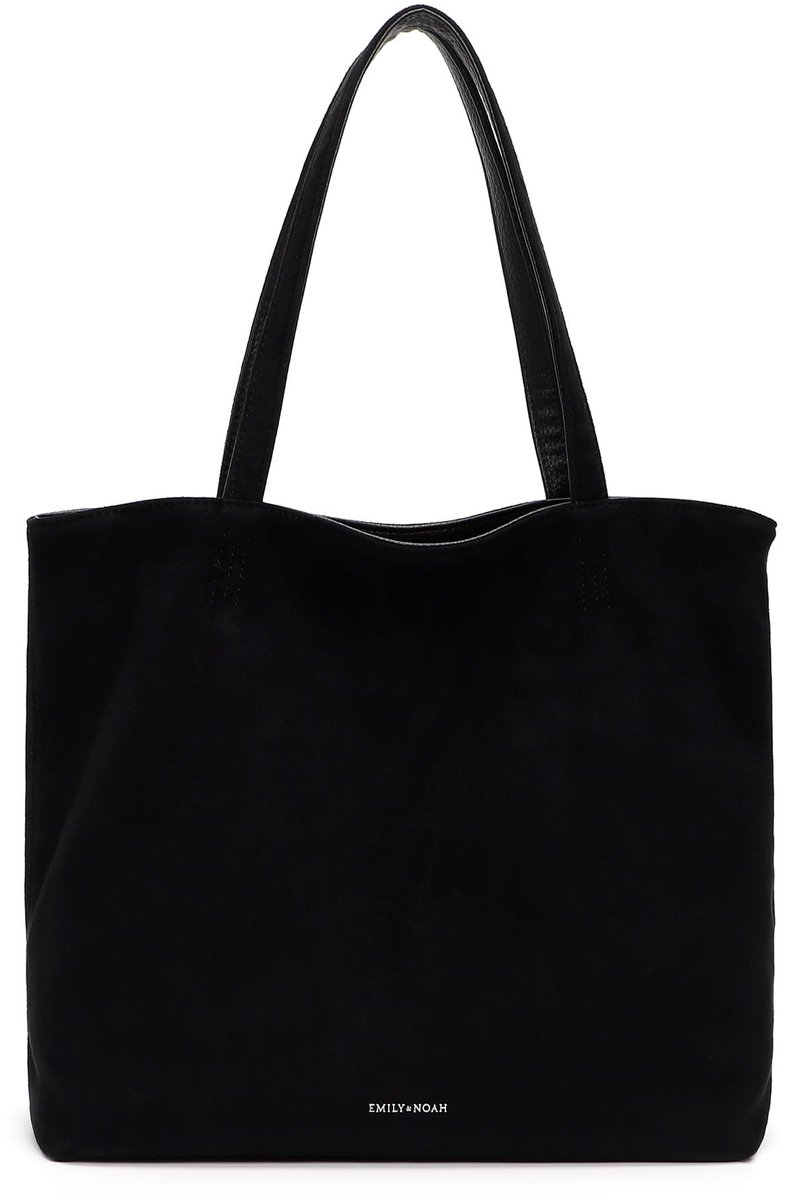 EMILY & NOAH Shopper E&N Eva Suede ( 65173 ) - Dames handtassen - black 100
