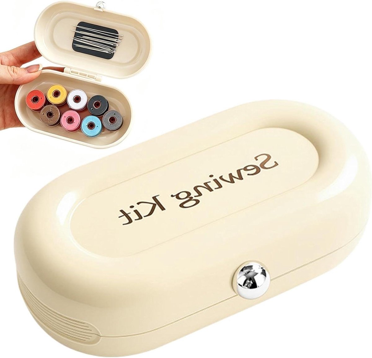 Draagbare Naaikit - Reparatieset Naaien - Kleding Repareren - Magnetisch Ontwerp - 15 x 8 x 4 cm - Niet gespecificeerd