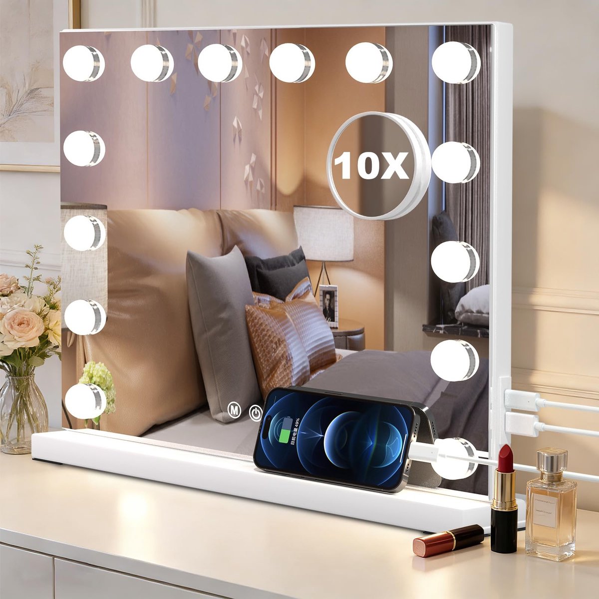 Omgoods - Hollywood Make-up Spiegel met LED Verlichting