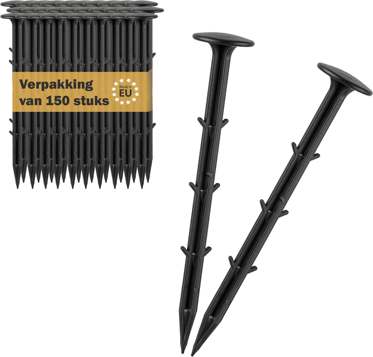 Omgoods - Kunststof Grondankers, Set van 150 Stuks