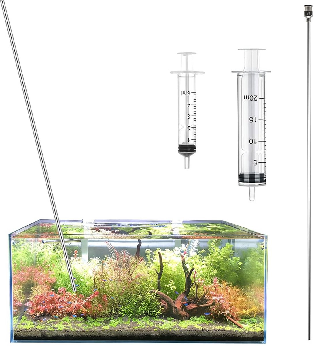 Omgoods - Lange RVS Naaldenset voor Aquaria met Spuiten