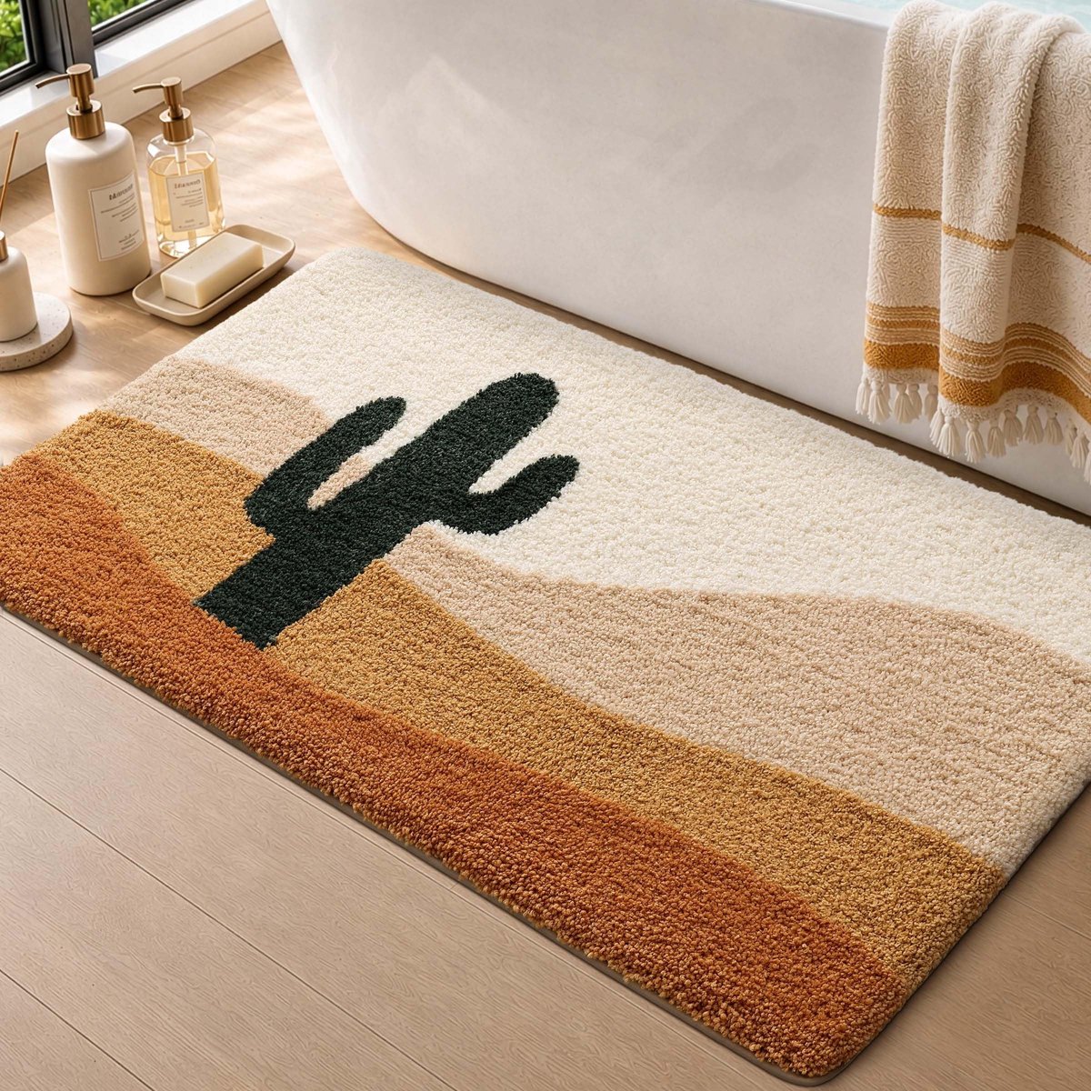Omgoods - Absorbente Badmat 60 x 90cm met Antislip en Wasbare Eigenschappen
