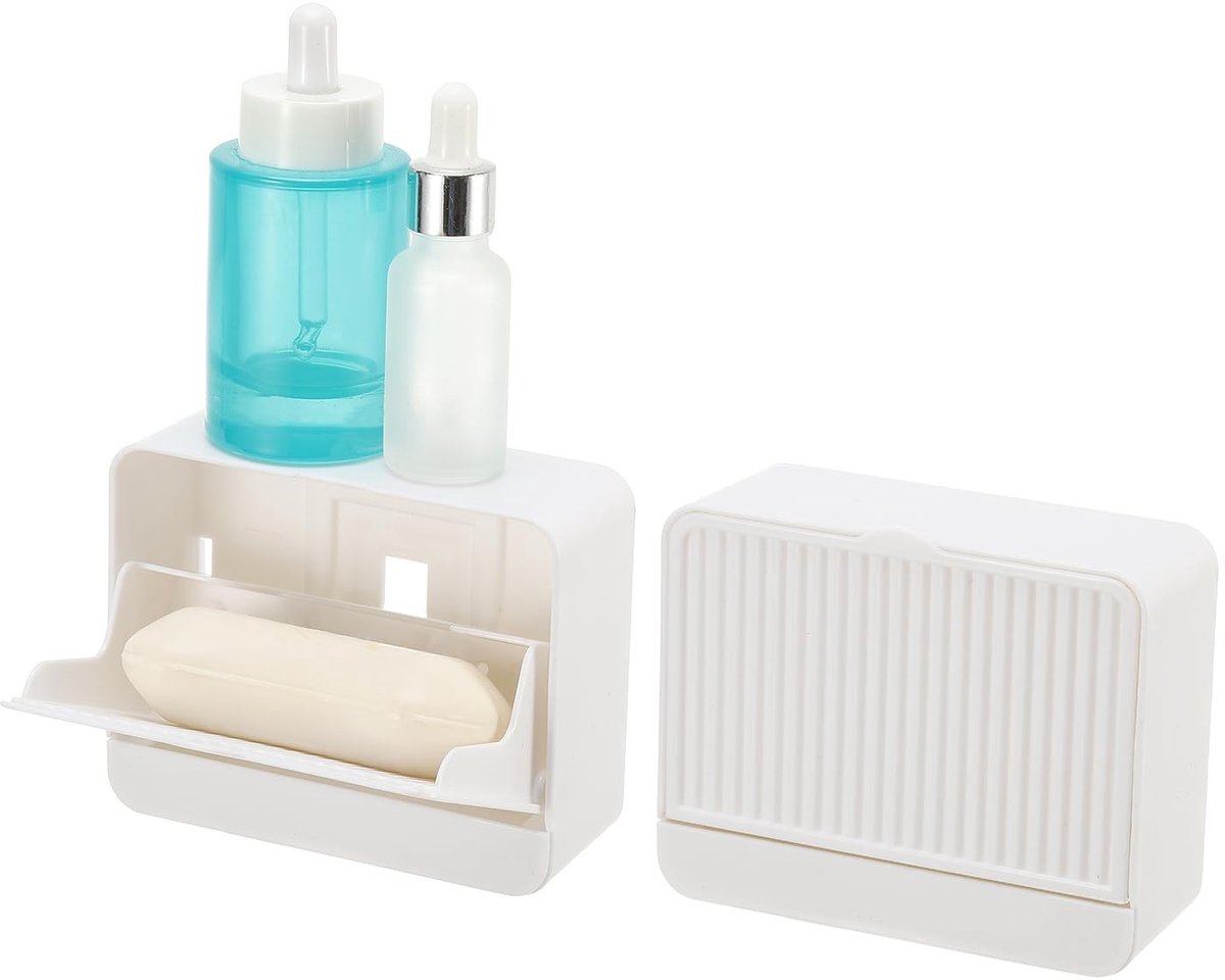 Omgoods - Wandgemonteerde Zeepdispenser met Multifunctioneel Ontwerp