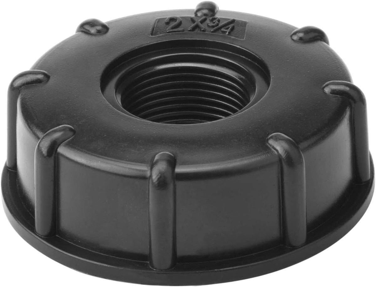 SnelShoppen - IBC Adapter 3/4-inch Binnen draad voor IBC Tank Accessoires - IBC Container Adapter Deksel - Hoogwaardige Kwaliteit - Tuin en Watergebru
