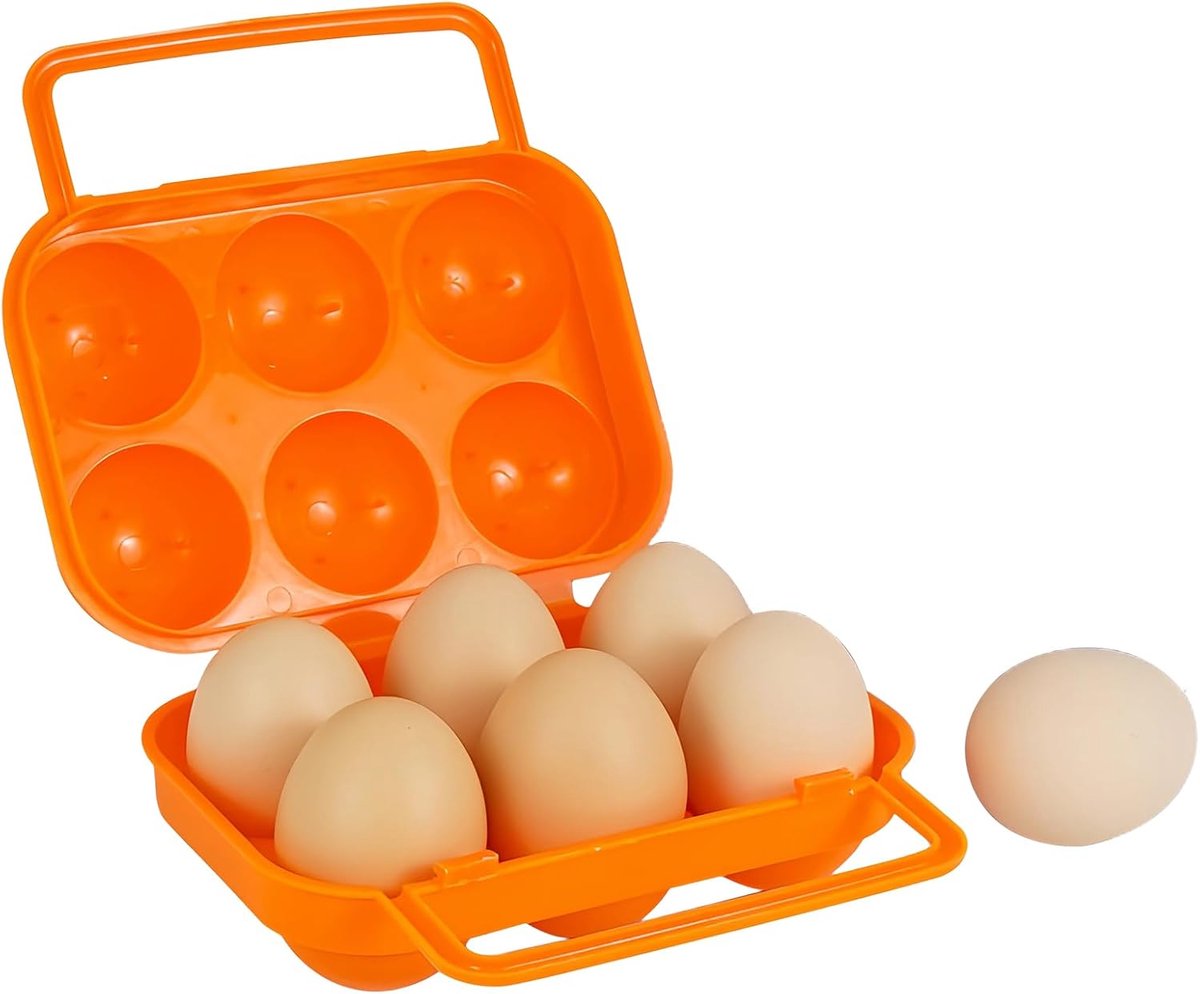 6 Grates Egg Holder, Egg Holder for Refrigerator, Egg Box, Eggs Storage, Eggs Storage for Multi in the Refrigerator - ShopVlot
