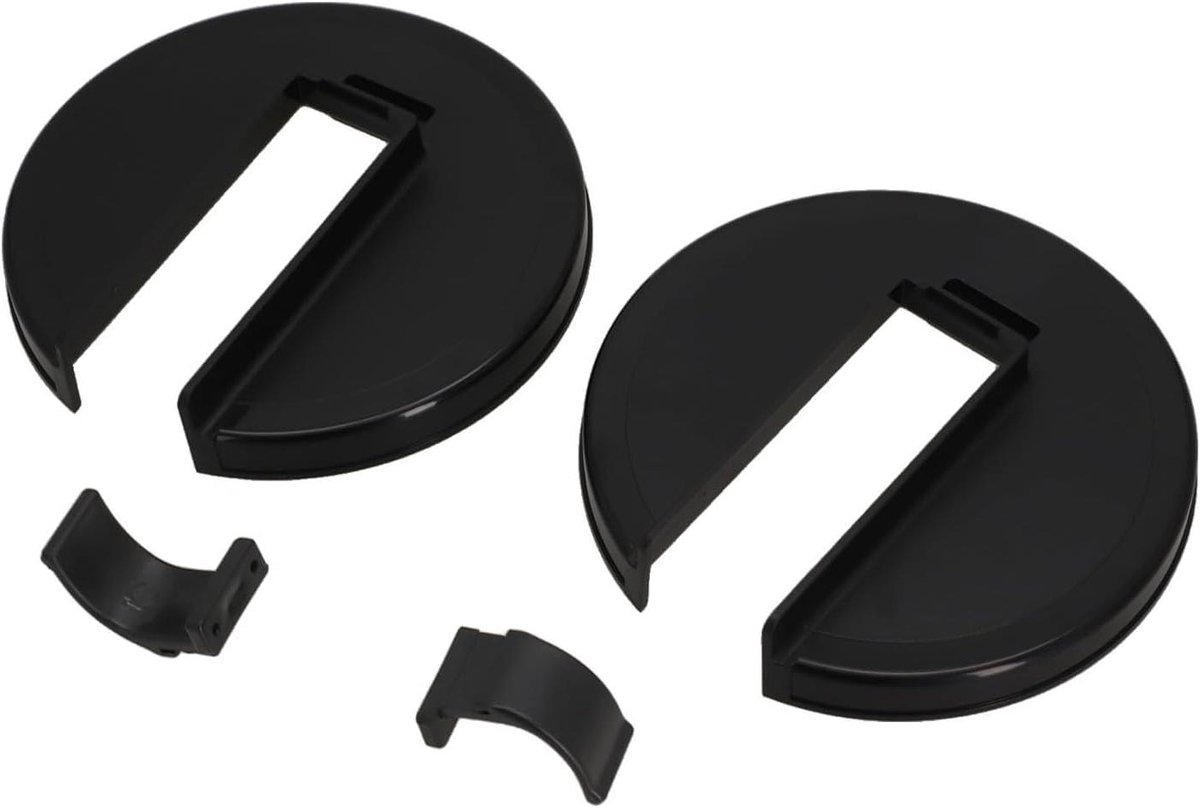Brouwmand Deksel - Koffiezetapparaat Deksel - Koffie Zetten - Anti-Brandwonden Handvat - 14 cm - Zwart