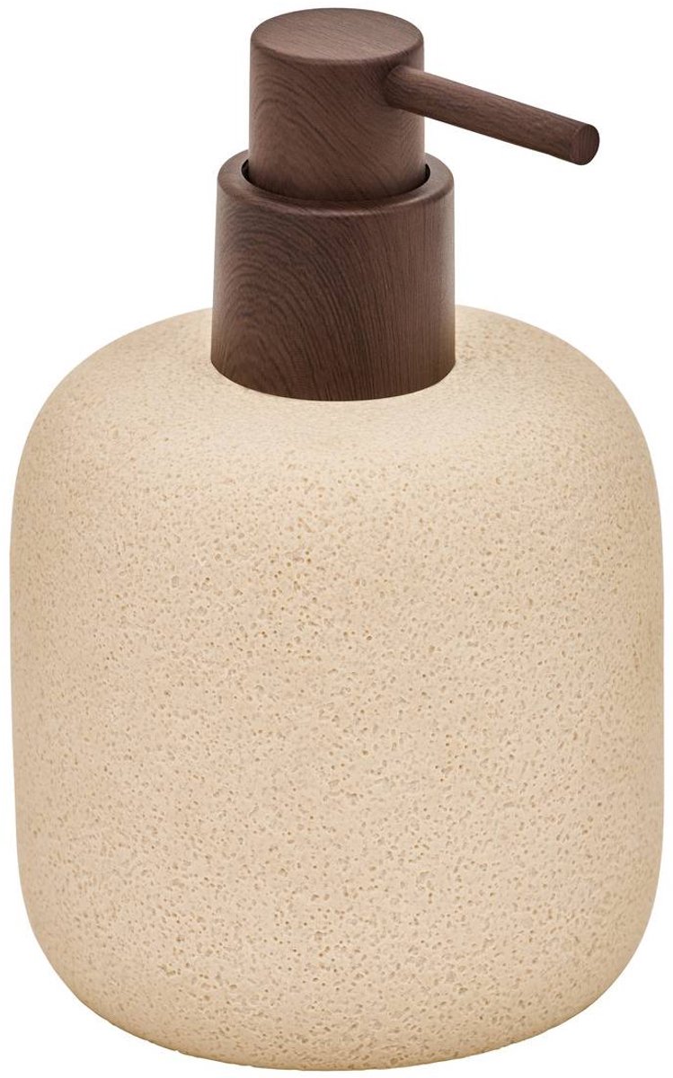 5Five Olea Zeeppomp/Zeepdispenser 290ml - Ø9xH14cm - Beige