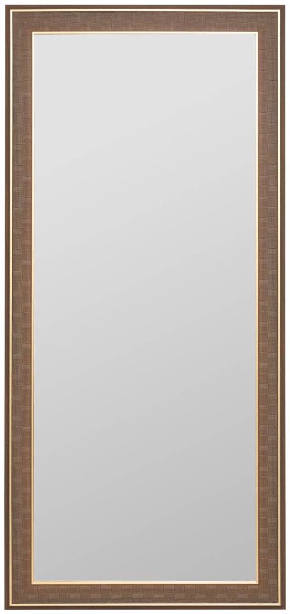Wandspiegel met houtlook ANKE