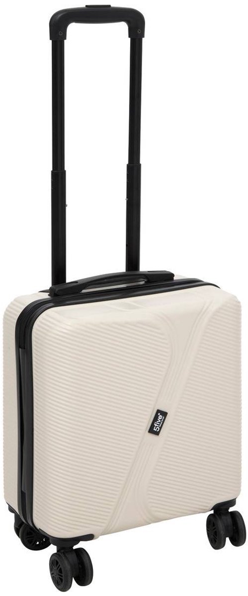 5Five Reiskoffer/Handbagage op wieltjes XS - 36x20x45cm - Klei