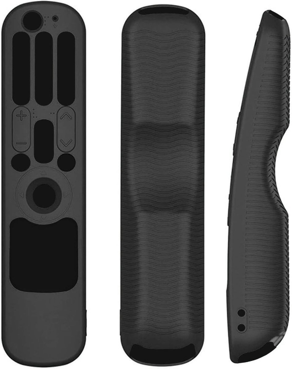SnelShoppen - TV Afstandsbediening Beschermhoes Silicone voor LG AN-MR21GC MR21N/21GA - 360 Graden Bescherming - Ergonomisch Ontwerp - Zwart