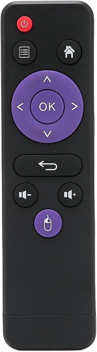 SnelShoppen - Remote Control Vervangende Afstandsbediening voor MX9 MX9 PRO RK3328 TV, MX10 RK3328 8.1 7.1 TV Box, MX10 IPTV TV Box - Duurzaam en Gebr