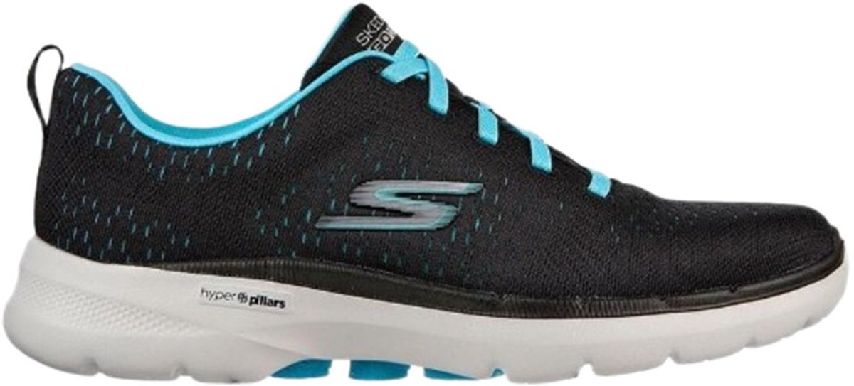 SKECHERS GO WALK 6, 124524-BKAQ, Female, Black