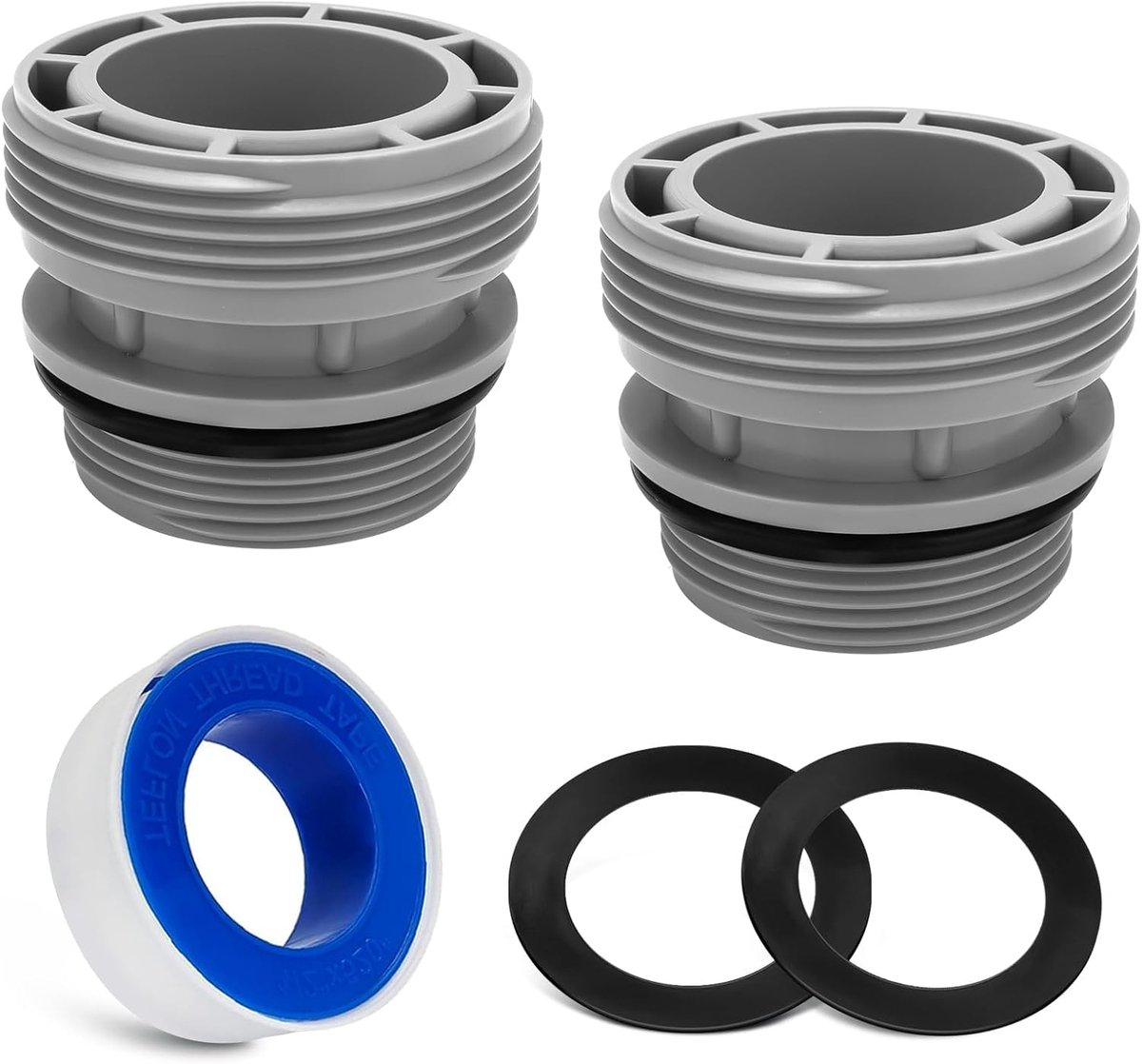 Lysjoy Adapter for pool hose 4056, pool hose connection, adapter for pool hose, connections for pools from 40 mm to - ShopVlot