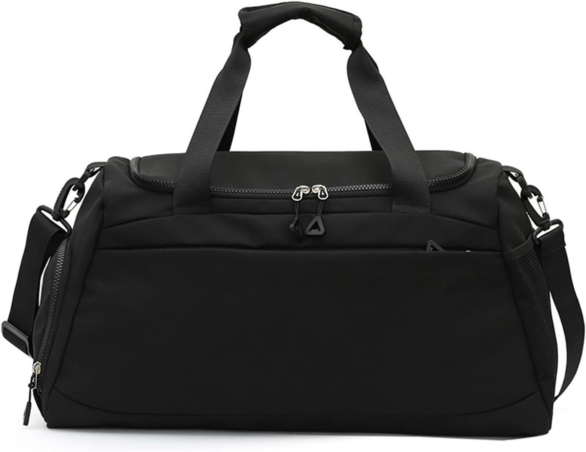 Gym Bag for Men and Women, 31 Litre Travel Gym Bag with Shoe Compartment and Wet Pocket, Padded Shoulder Strap for - ShopVlot