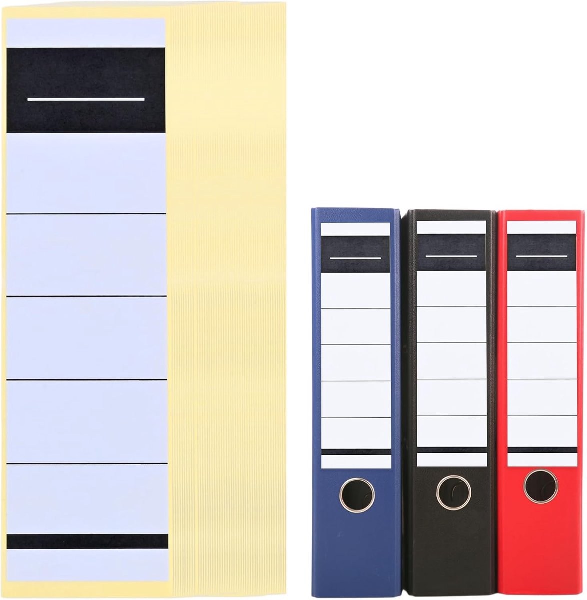 Bestandlabels 19 x 5.3 cm - zelfklevende etiketten - sterke hechting - ideaal voor archivering - ShopVlot