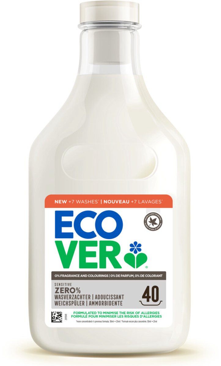Ecover Wasverzachter Concentrate Zero 33 Wasbeurten 1 liter