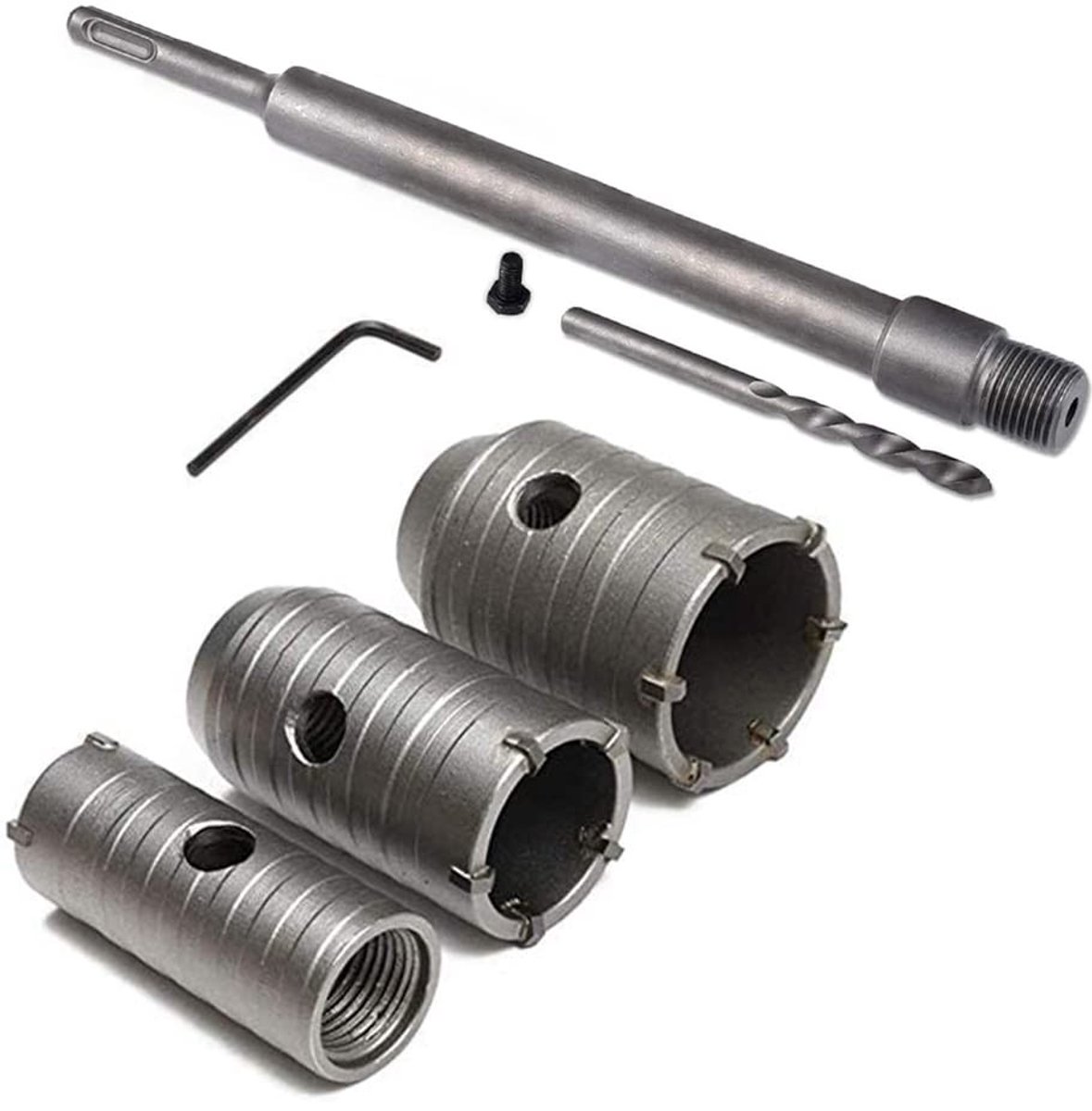Omgoods - 350mm SDS Wandboor met Ronde Handgreep voor Beton en Steen