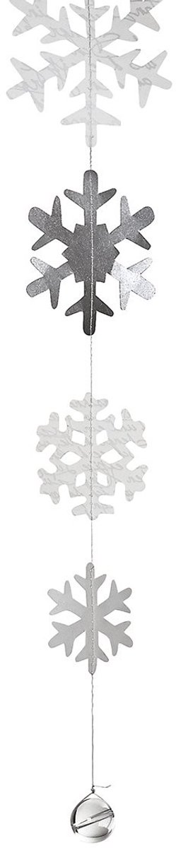 Omgoods - Sneeuwvlok Hanger Ketting van 120 cm voor Kerstdecoratie