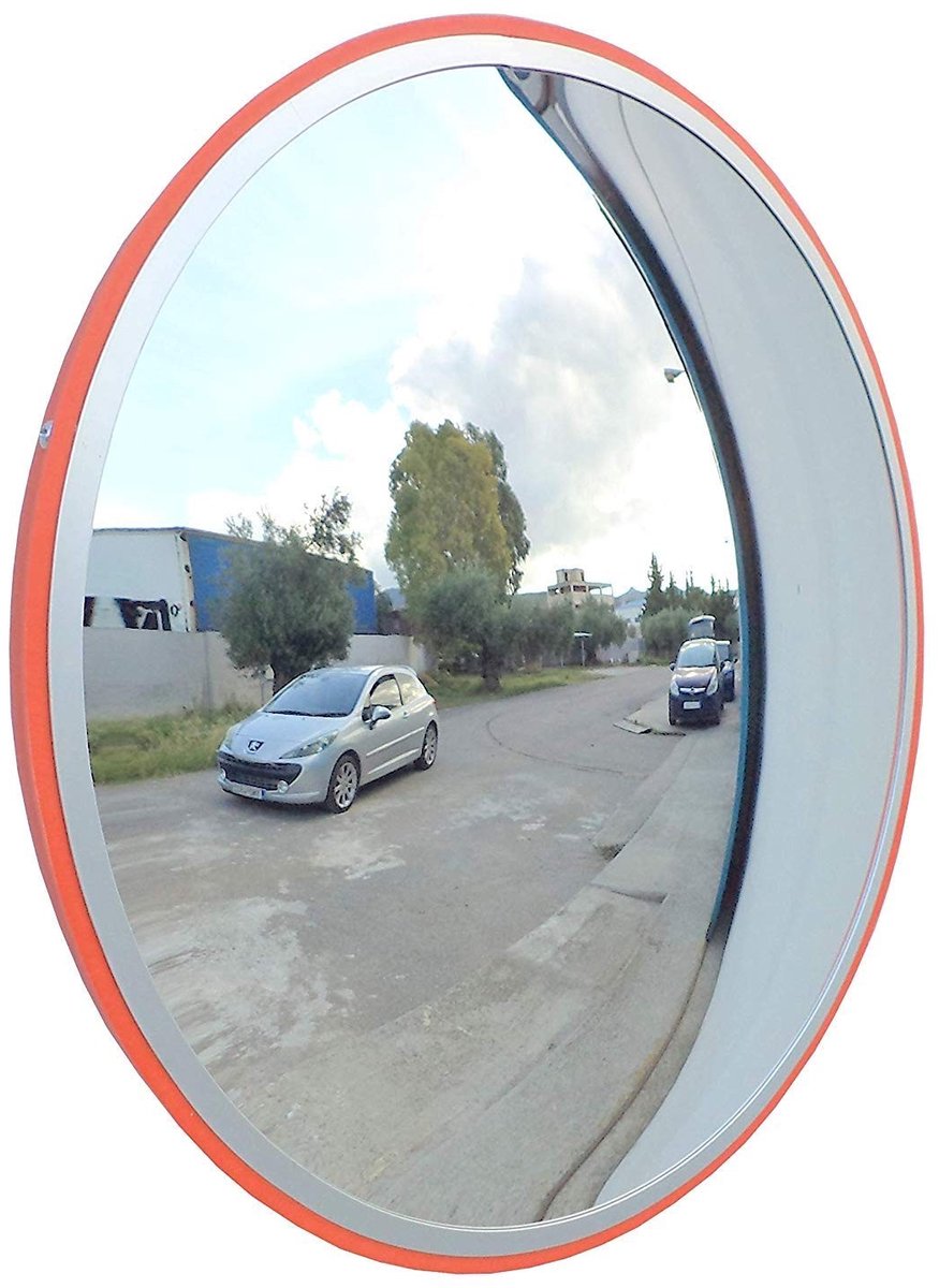 Omgoods - Convex Onbreekbare Verkeersspiegel 45 cm