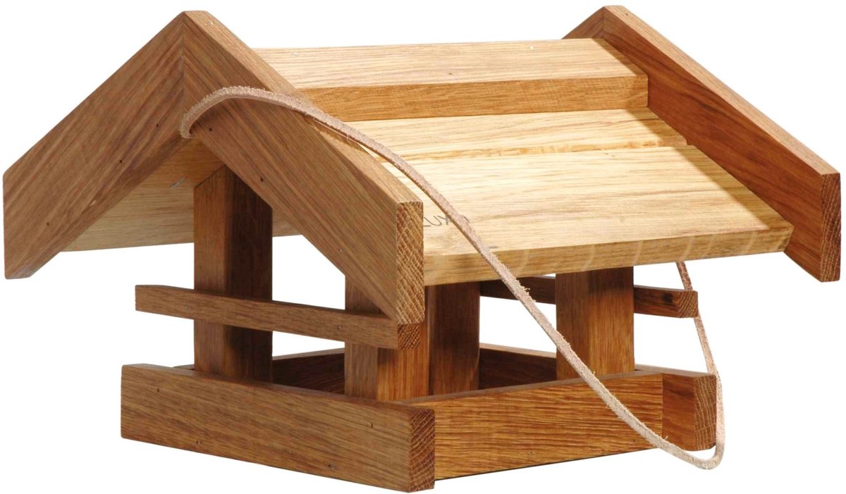 Omgoods - Classic Birdhouse Base - Hoogwaardige Vogelhuisje in Eikenhout