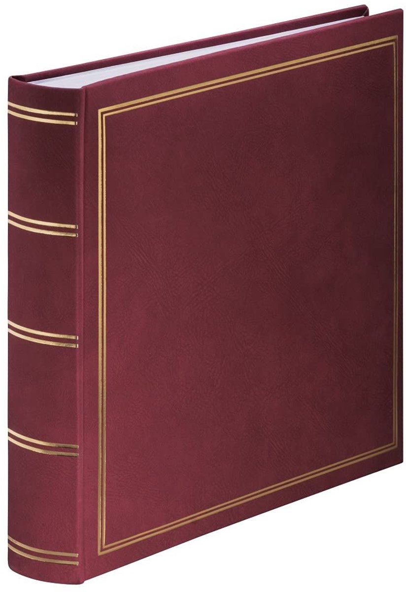 Omgoods - Jumbo Fotoalbum 30x30 cm met 80 Witte Pagina's voor 320 Foto's