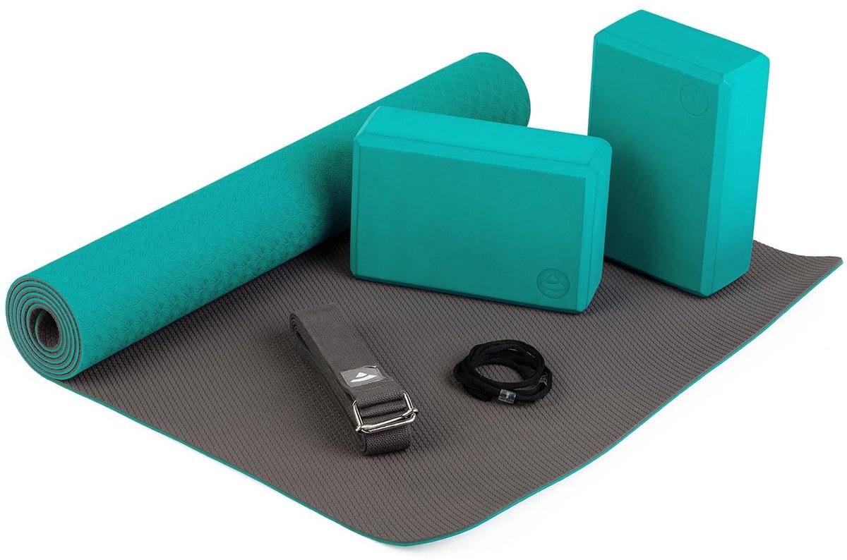 Omgoods - Yoga Starterset met Mat, Blokken en Strap