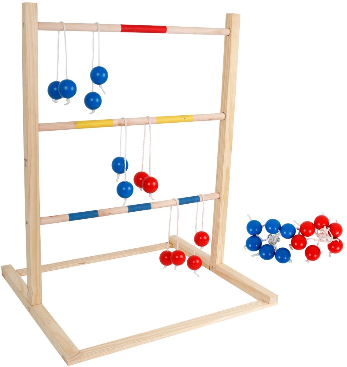 Omgoods - Houten Ladder Golf Spel met 6 Ballen