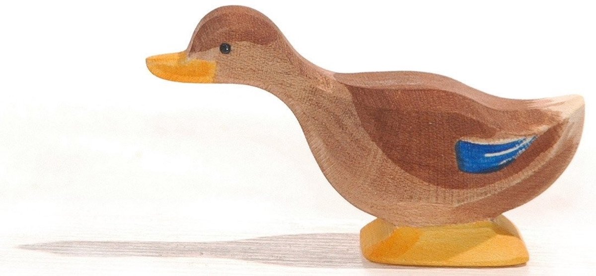 Omgoods - Lange Eendekop van Organisch Hout 4 cm