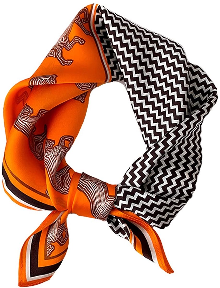Omgoods - 100% Natuurlijk Zijde Sjaal voor Dames, 21 Inch, Lichtgewicht Neckerchief
