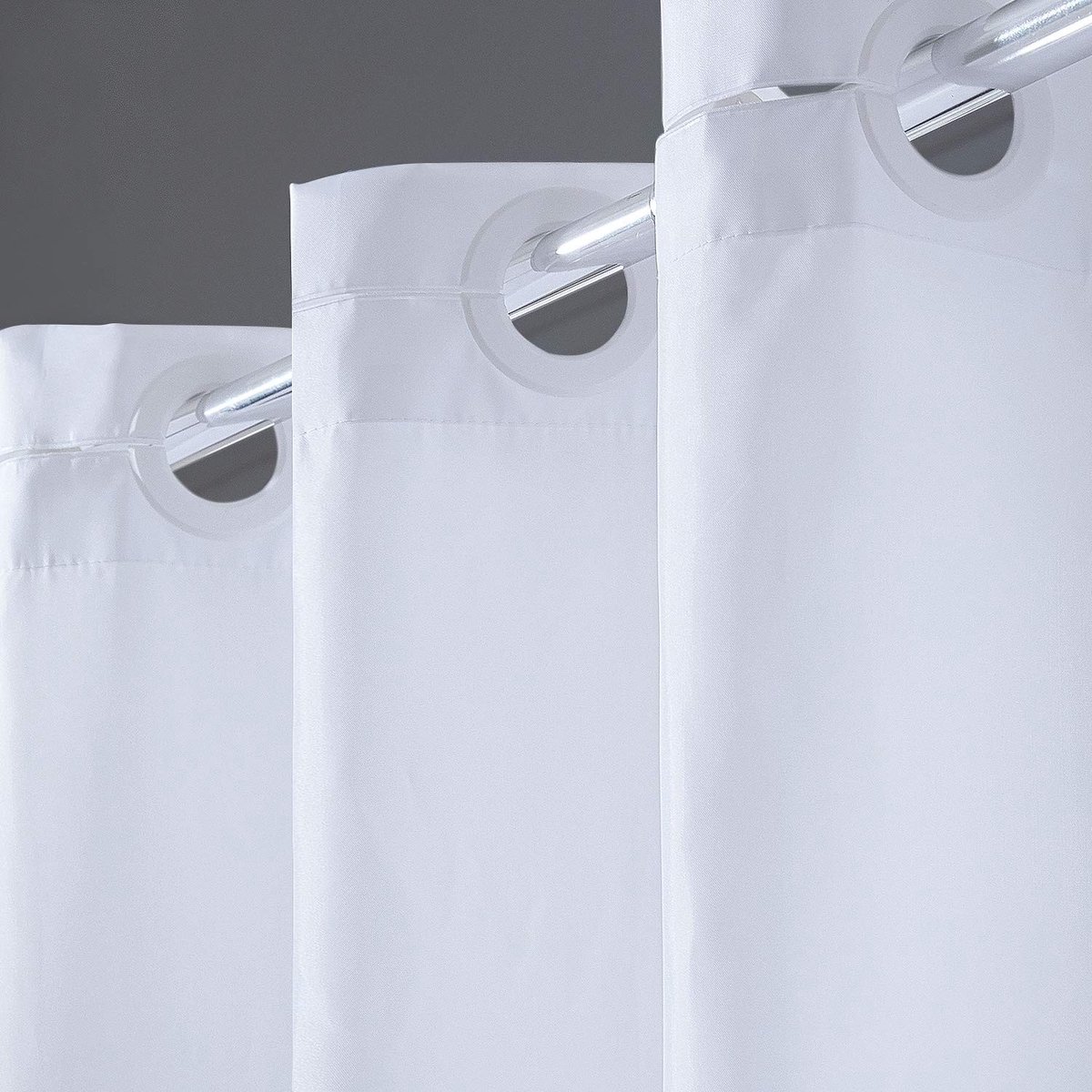 Omgoods - Waterdichte Douchegordijn van Polyester 180x200cm Wit