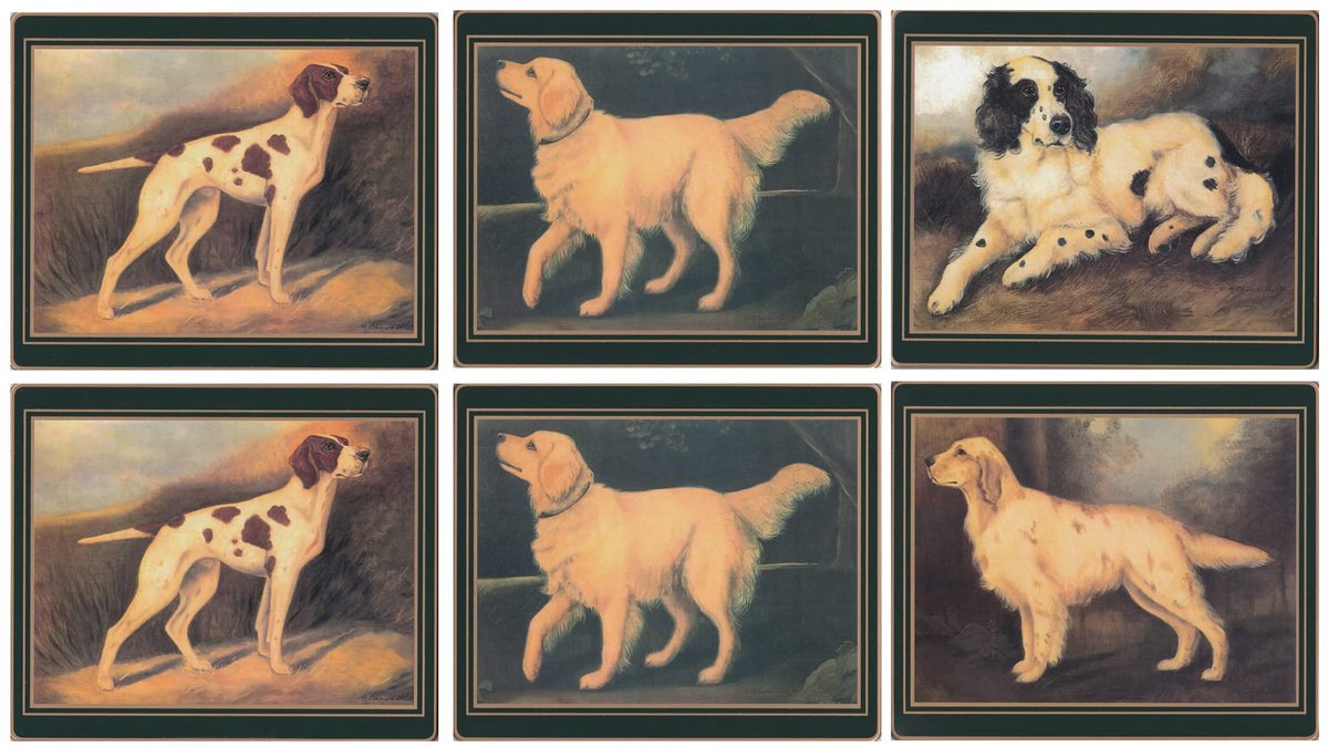 Omgoods - Traditionele Onderzetters voor Honden - Handgemaakt en Warm Groen