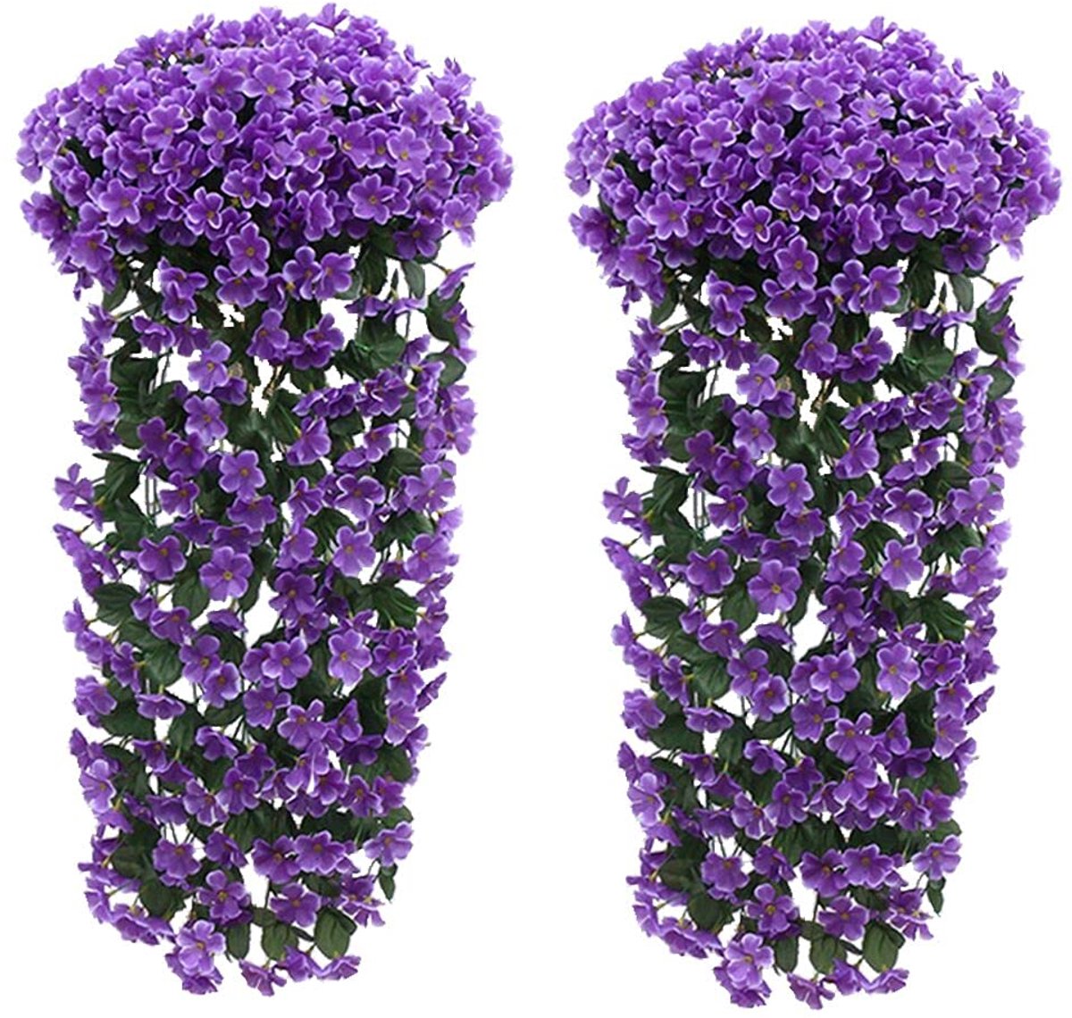 Omgoods - Kunstbloemen Wisteria - Blauweregen Kunstbloemen - Decoratieve Guirlande - Blau - Nep Bloem - Perfect voor Bruiloft en Thuisdecoratie