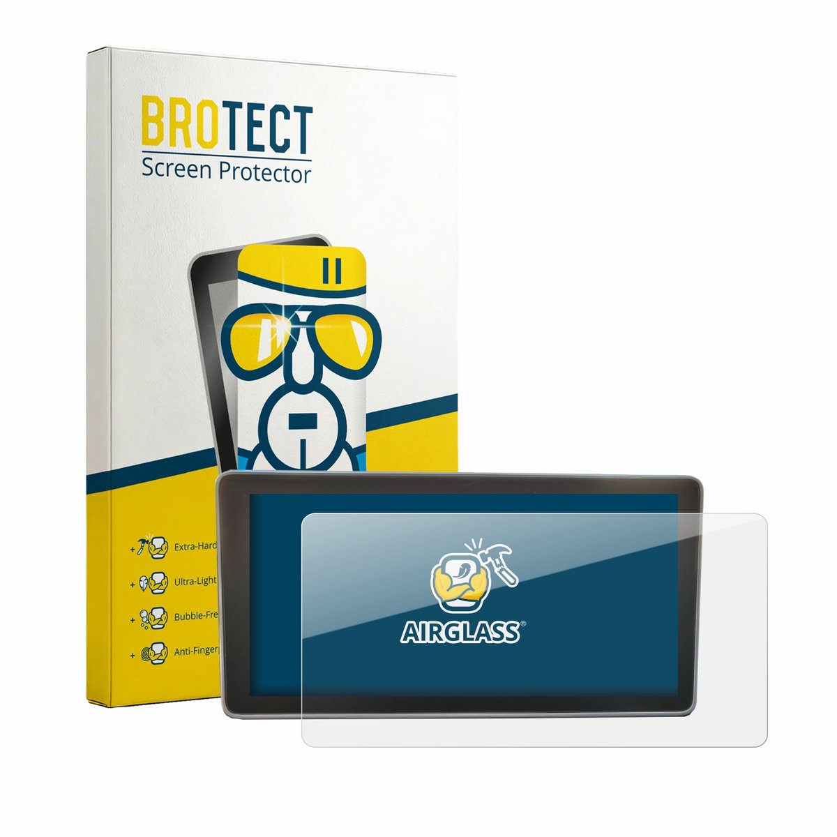 Screenprotector voor Audi A4 B9 2017 MMI Plus 8.3" Beschermglas transparant