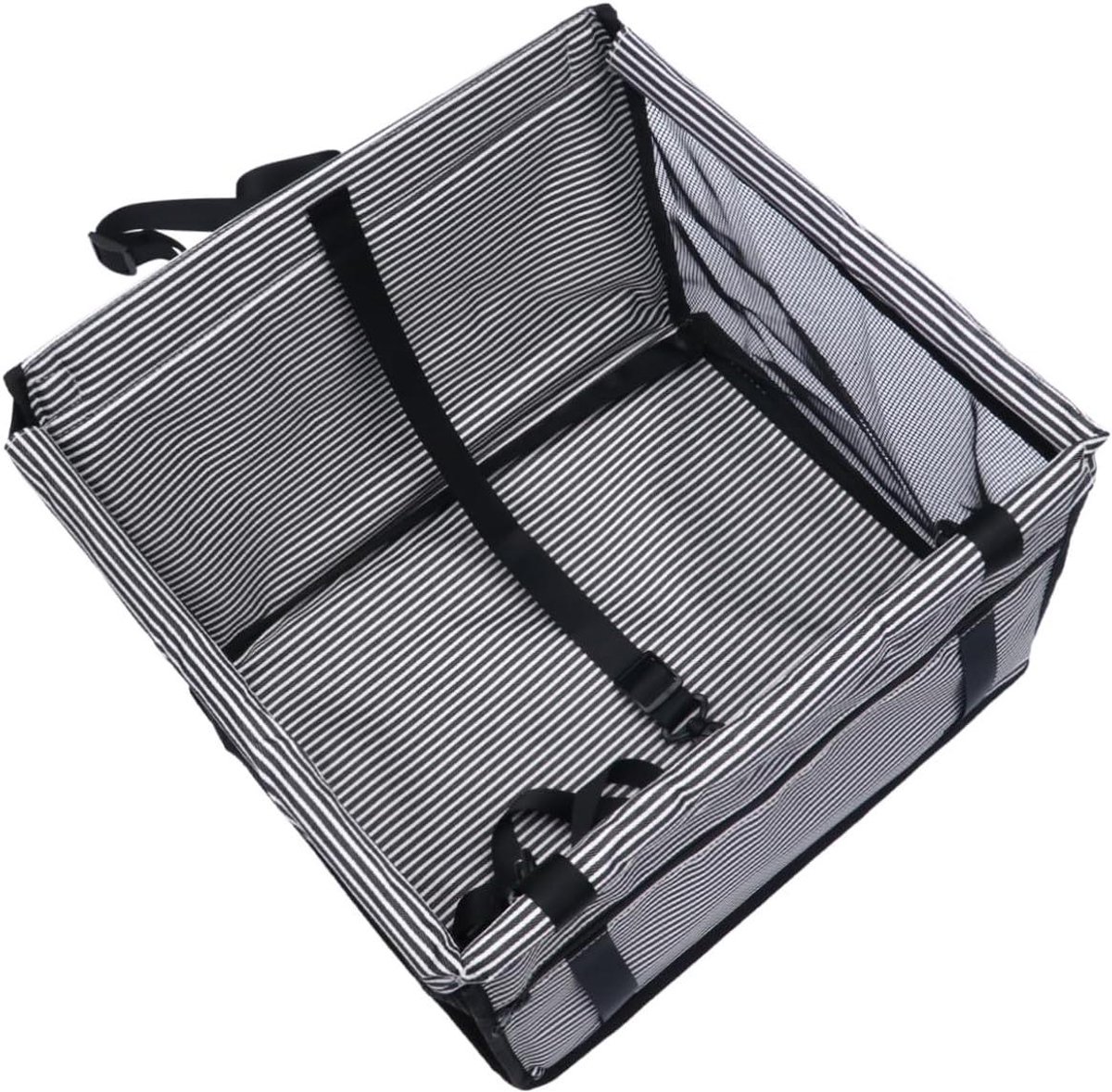 Honden Autostoel - Reismand Huisdier - Veilig Reizen - Ademend Mesh Ontwerp - 38x39x26 cm - Zwart
