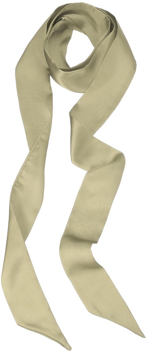 Dailygoods - PATIKIL Stijlvolle Lint Sjaal, Effen Kleur Skinny Sjaal Pure Lange Halsdoek Zijden Stropdas Riemen Sjerp Haar Sjaals Hoofdband Lint Tie voor Vrouwen