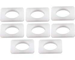 Autostoel railbussen - Stoel reparatie - Stoelonderhoud auto - 8-delige set - 8 stuks - Zwart