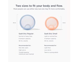 Saalt Menstruatiecups — 6 stuks