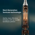 Doorsnede van de Philips Sonicare tandenborstel, met weergave van de Next-Generation technologie.