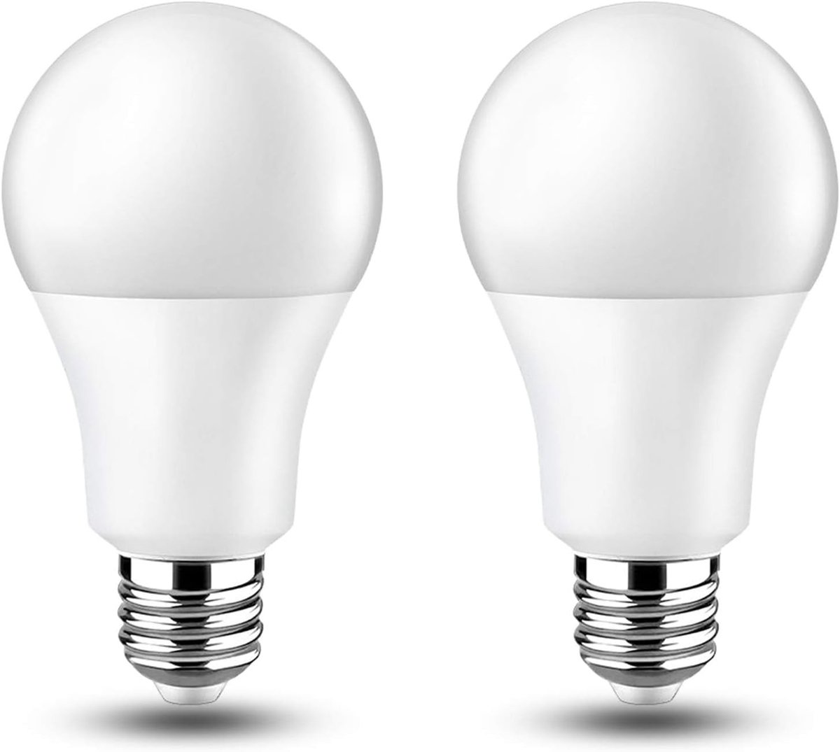 E27 LED Lamp 12W Koud Wit 6500K 1000 Lumen 270 Graden voor Garage, Tuinhuis en Carport - Set van 2