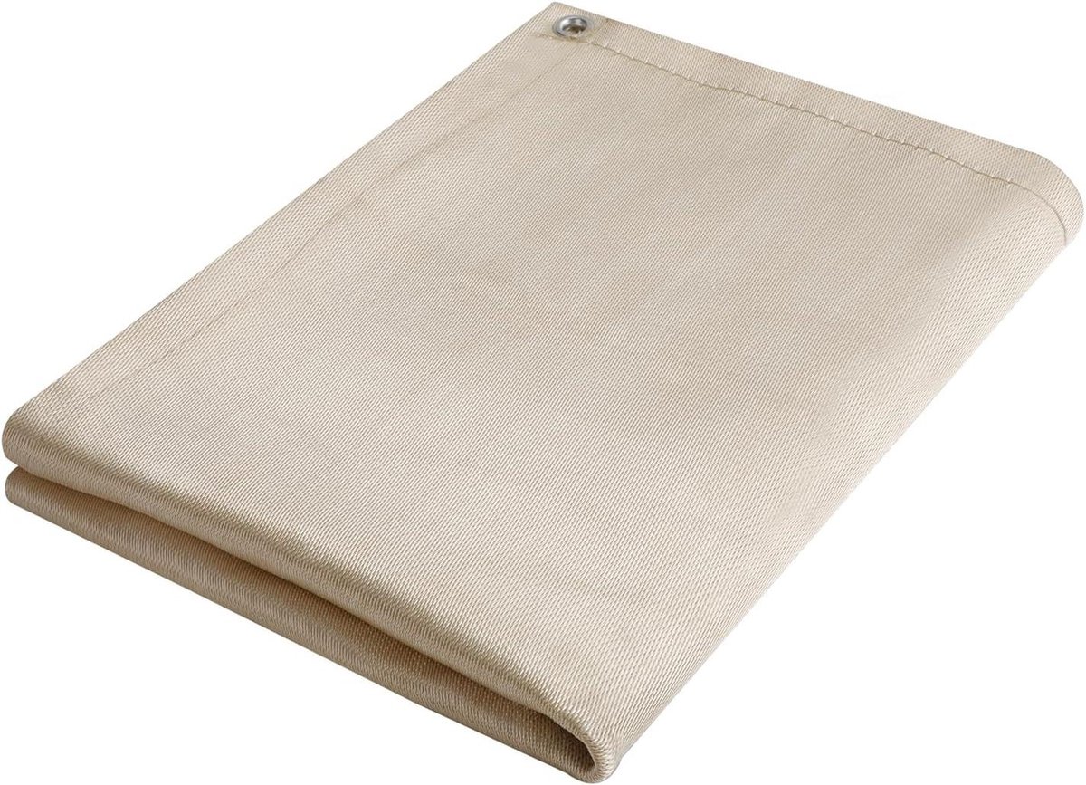 Lasdeken - Brandwerend Deksel - Bescherming tegen Hitte - Glasvezel Materiaal - 180x120cm - Grijs