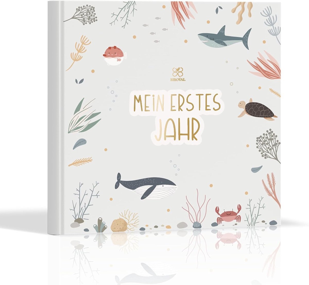 Babyalbum met zee-thema, perfect voor het bewaren van kostbare herinneringen en foto's van je kleintje