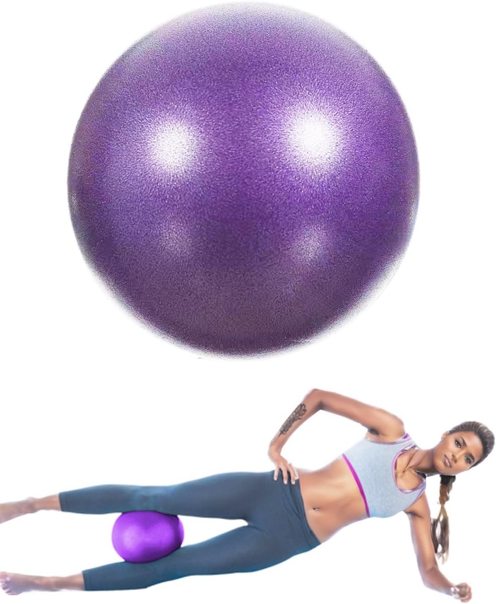 Kleine Pilatesbal van 25 cm voor Yoga, Fitness en Balanstraining - Antislip en Ruimtebesparend