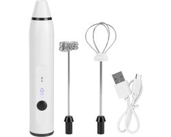 Compacte USB-oplaadbare elektrische garde en melkschuimer