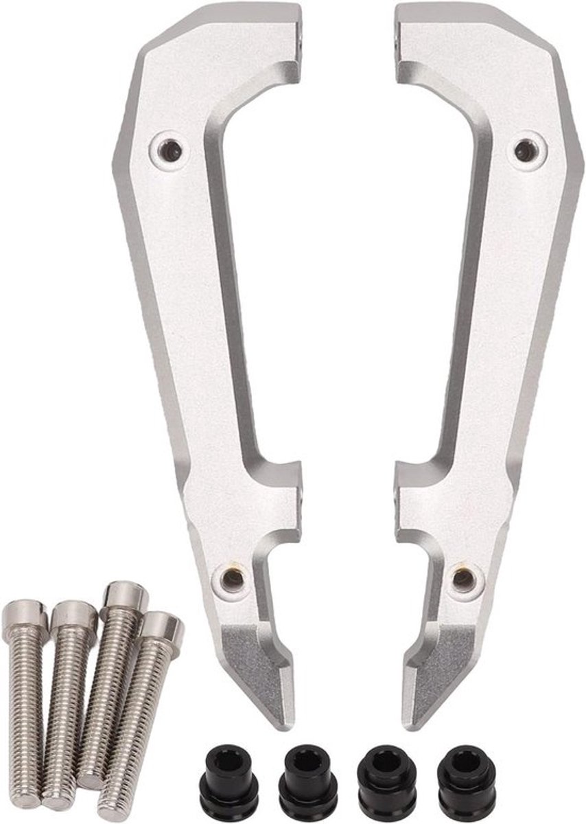 Motorfiets Achterpassagiers Handgrepen van Aluminium - Vervangingsset voor MSX125 en GROM - Duurzaam en Lichtgewicht Accessoire