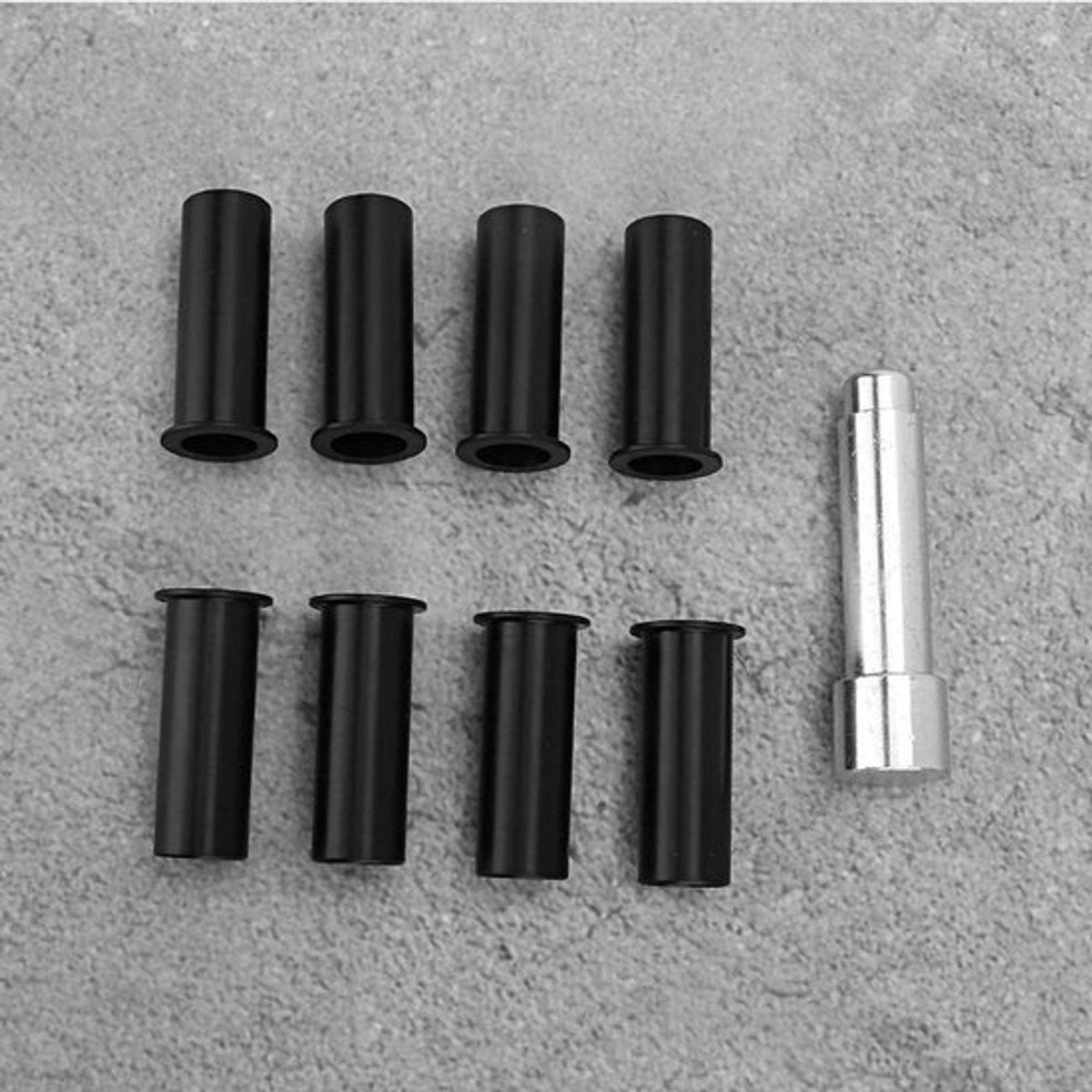 Deurscharnier pin liners kit Jeep Wrangler JKU 2007-2018 2 Deurs - Bussen Bus Delrin JL Inserts