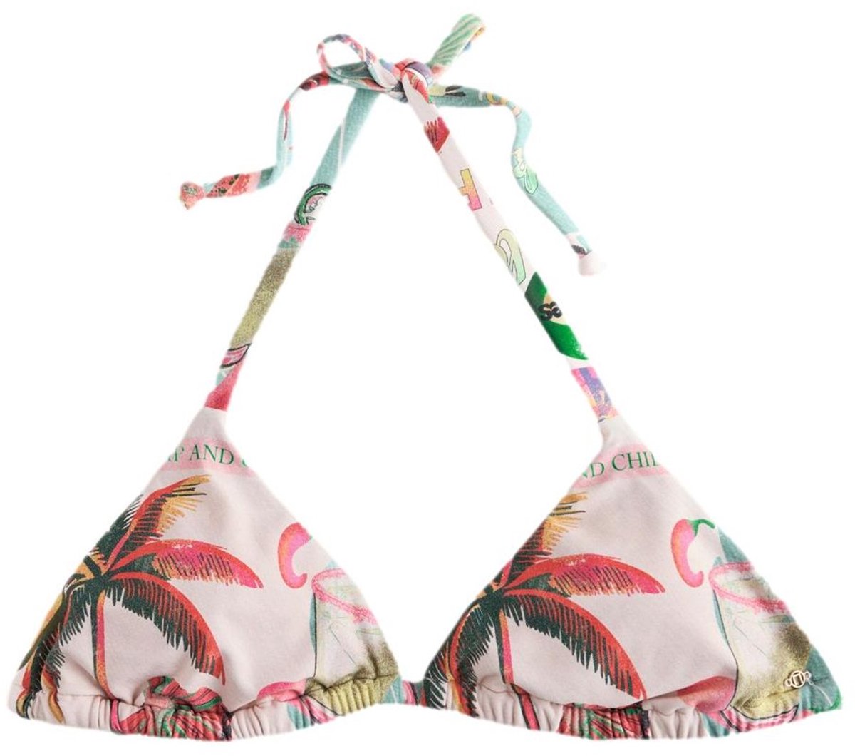 Next - Dames - Driehoekige bikinitop - Groen