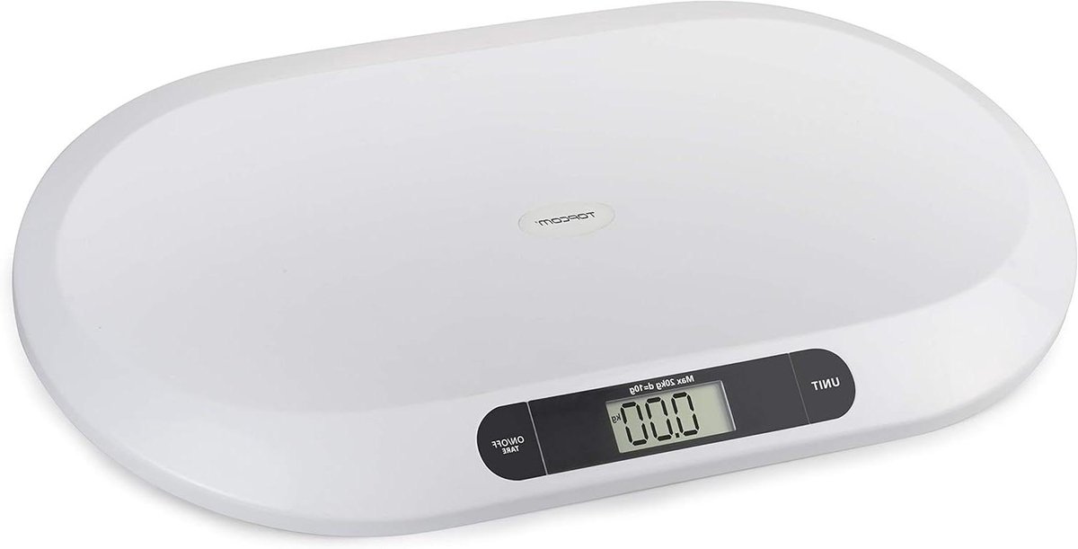 Babyweegschaal - Kleine dieren - Gewicht controleren - Nauwkeurige meting - 20 kg capaciteit - Wit