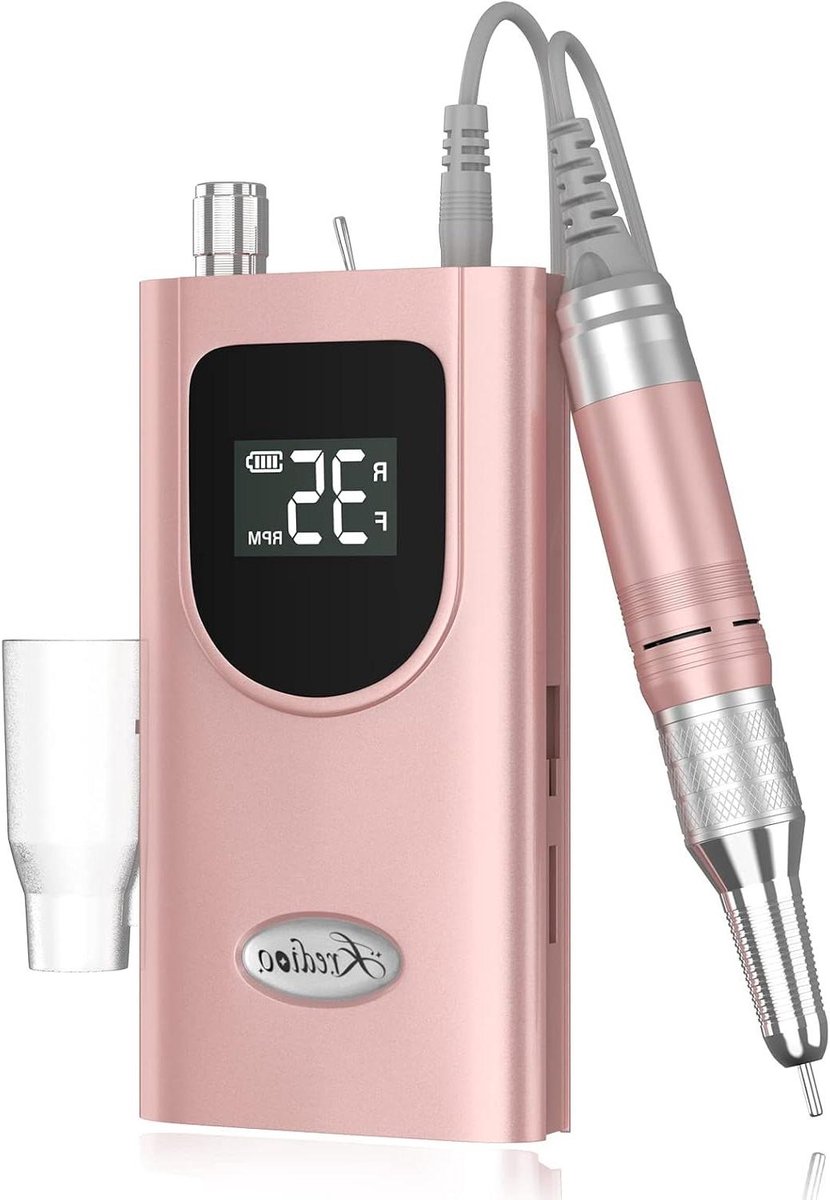 Elektrische Nagelfrees - Nagelvijl machine - Nagels Vijlen - 35000 RPM - Met 6 Bits - Champagne Goud