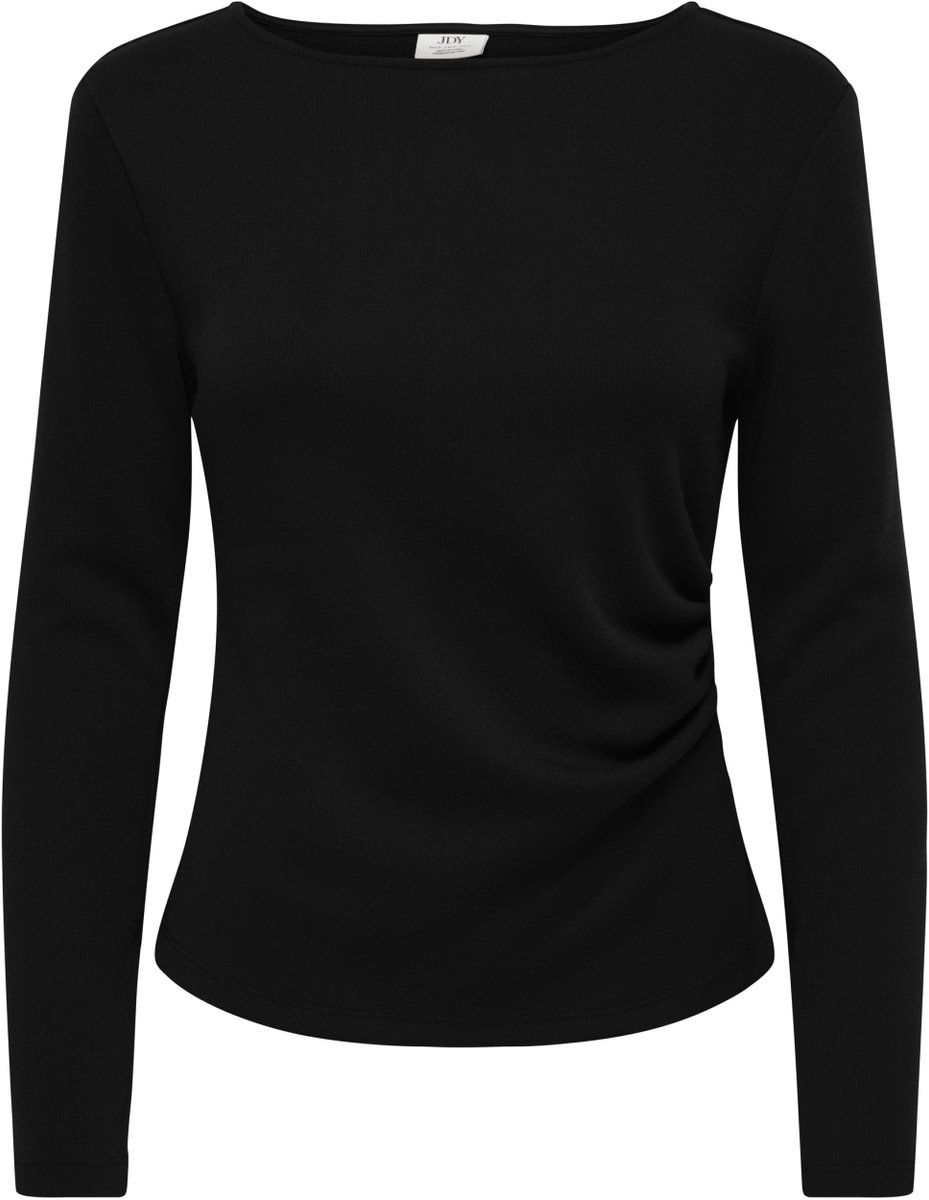 Jacqueline de Yong Trui Jdyliva Life L/s O-neck Top Jrs 15379872 Black Dames Maat - M