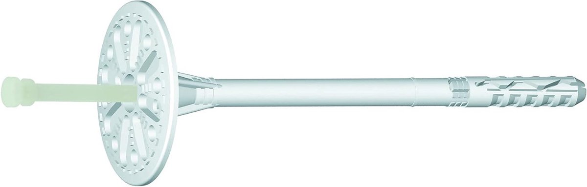 Isolatiepluggen - Styrofoam pluggen - Isolatie bevestigen - Met goedkeuring - 200 stuks - Wit